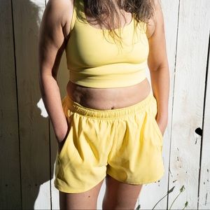 Girlfriend Collective Lemon Gazelle Short